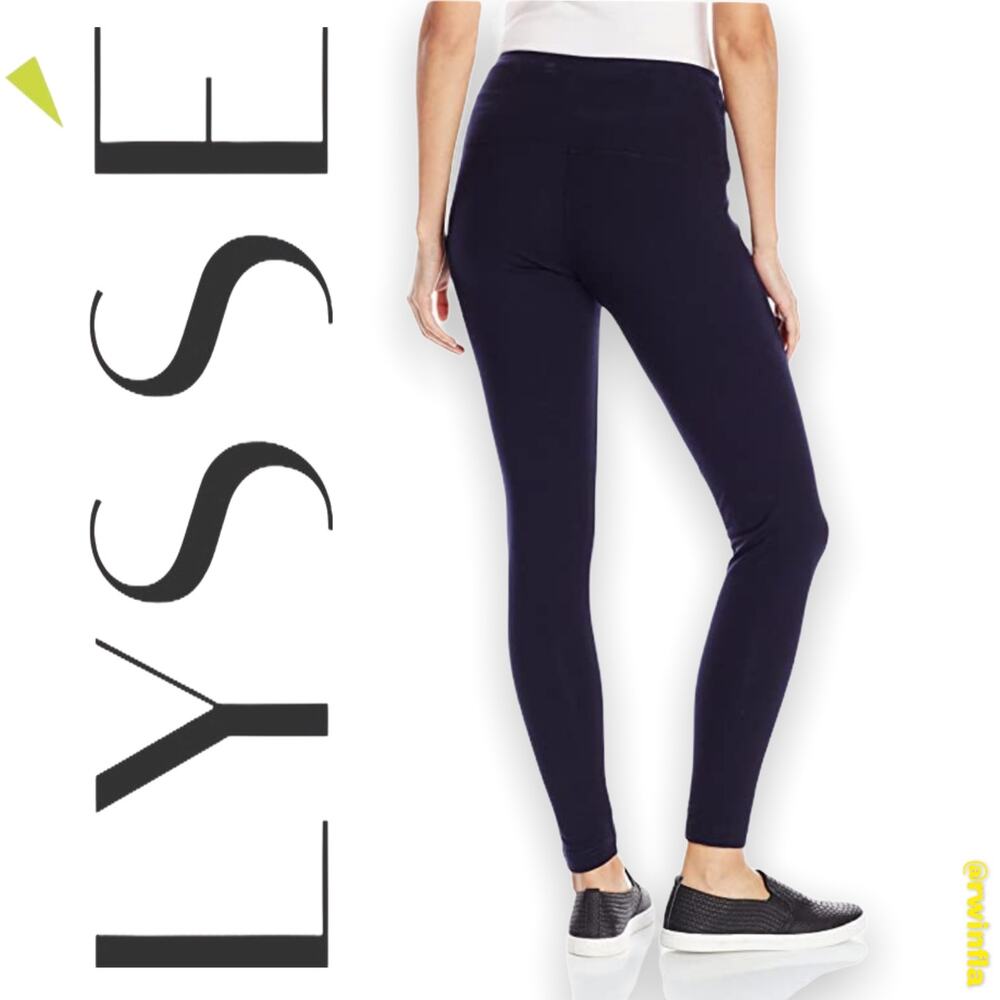 Lyssé Tight Ankle Leggings High Waist Midnight Women's Size X-Small NWT New